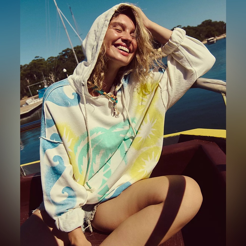 NWT Free People Air It Out Hoodie, XS